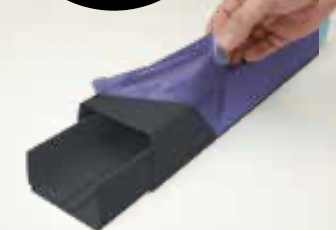 [0505.00301.031] Goulotte Optimal 110 / 2000 x 110 (A) x 75 (B) mm - 1 PC =2M NOIR (4pcs/boite)